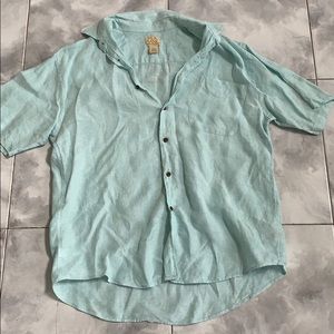 MENS short sleeve button down